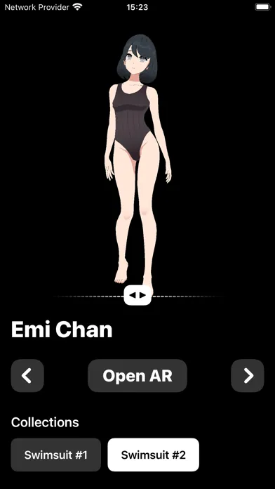 Anime Girl AR: Cute Characters 스크린샷