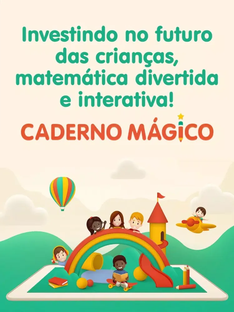 ภาพหน้าจอของ Caderno Mágico - Matemática iPad 
