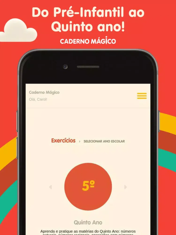 ภาพหน้าจอของ Caderno Mágico - Matemática iPad 