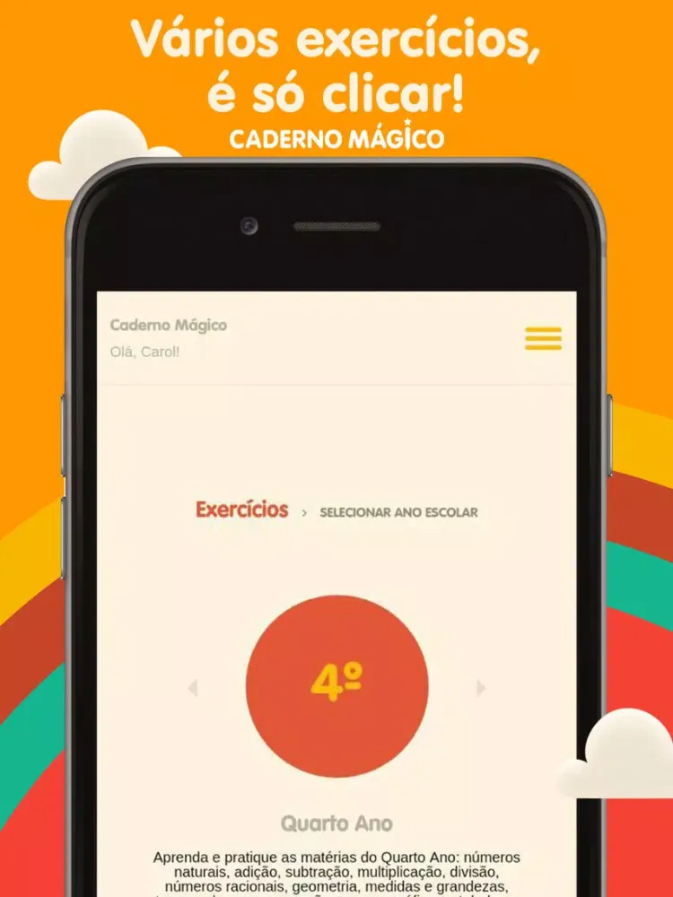 ภาพหน้าจอของ Caderno Mágico - Matemática iPad 