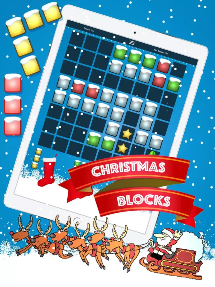 تصاویر Christmas Blocks iPad 