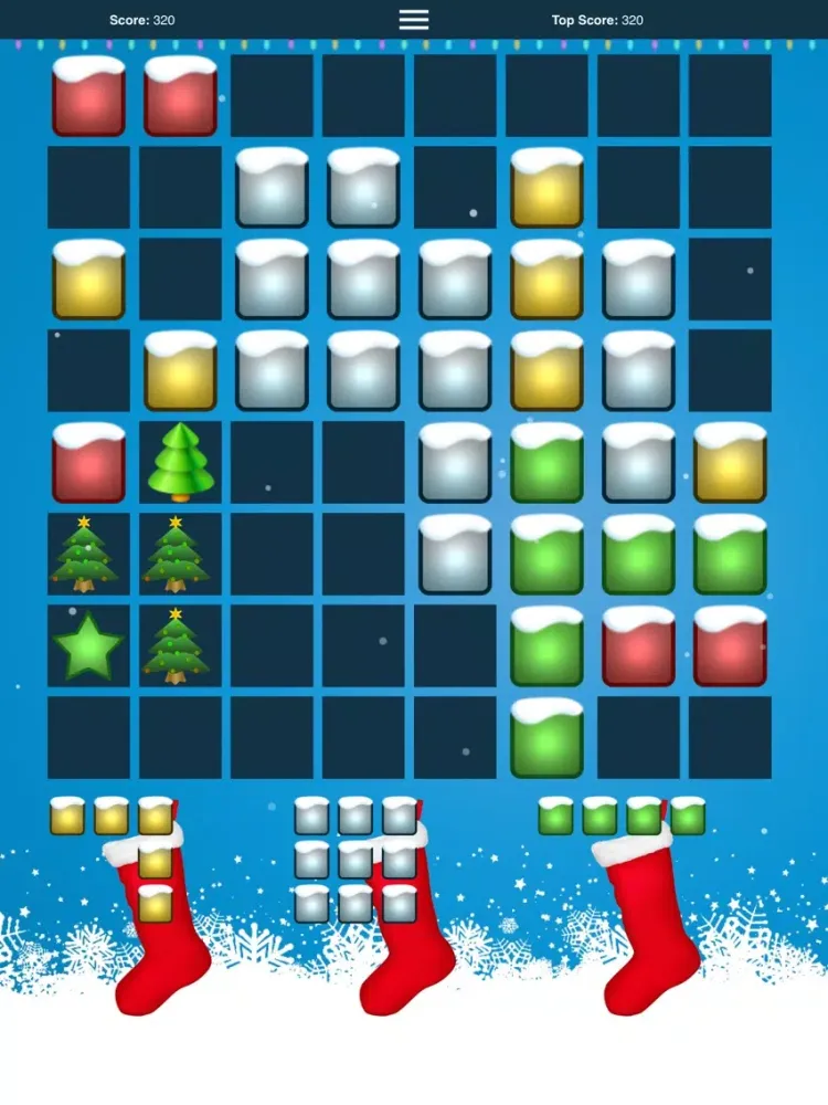 تصاویر Christmas Blocks iPad 