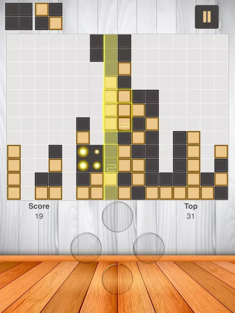 Capturas de tela do Wooden Blocks Fall iPad 