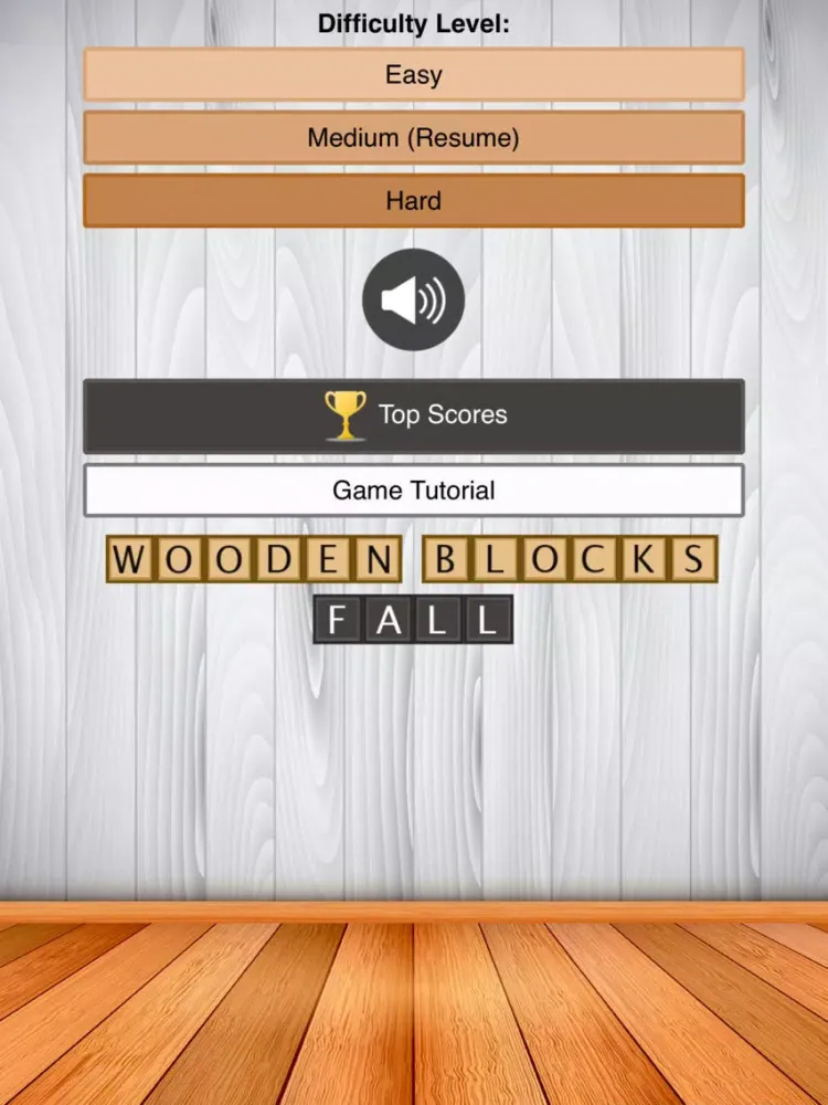 Capturas de tela do Wooden Blocks Fall iPad 