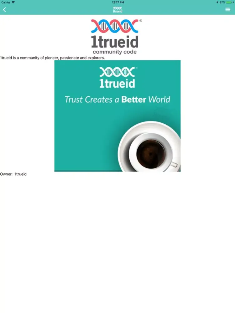Capturas de tela do 1trueid iPad 