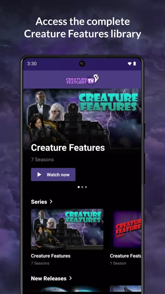 Zrzuty ekranu Creature Features TV