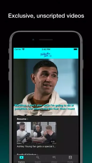 Footballers Lives应用截图