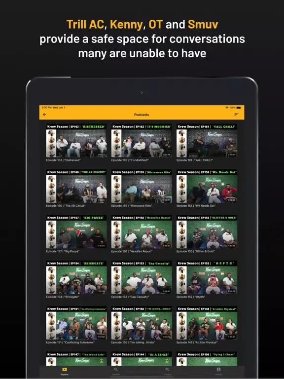 Krew Season iPad 应用截图