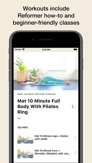 ภาพหน้าจอของ Niche Pilates Online