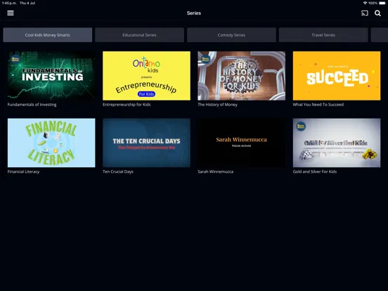 Zrzuty ekranu Sunn Stream iPad 
