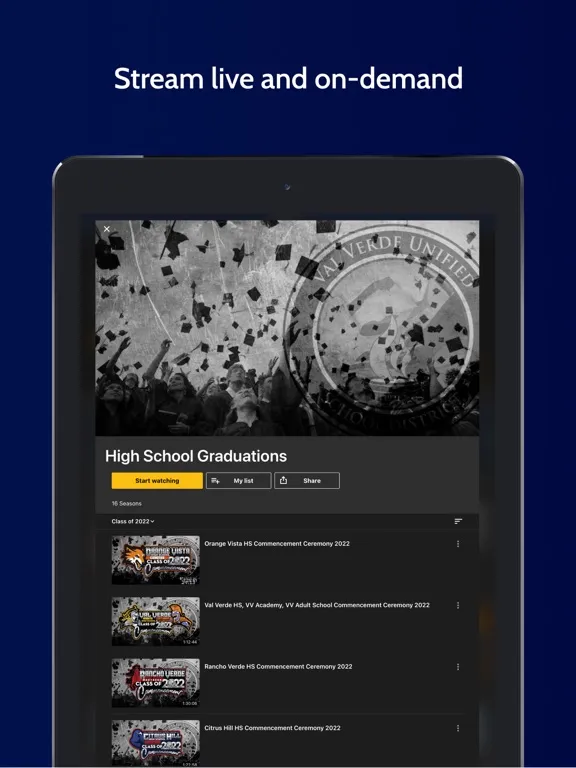 Ảnh chụp màn hình của Val Verde USD TV iPad 