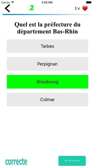 Quizz France: Départements 스크린샷