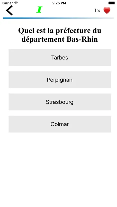 Quizz France: Départements 스크린샷