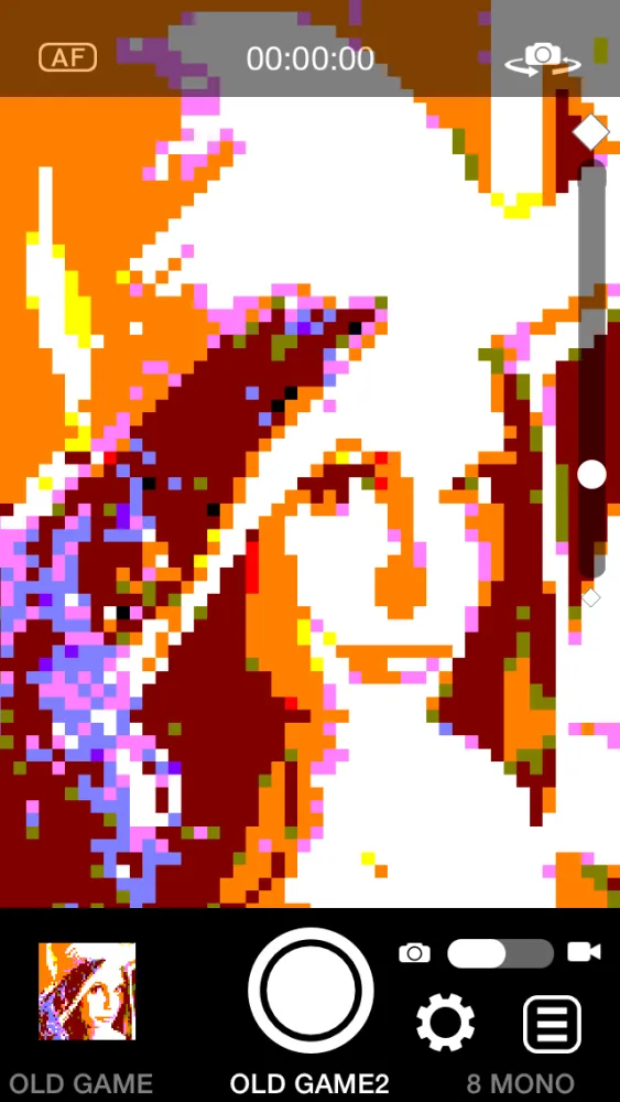 Captures d'écran de Pixelated Movie Camera