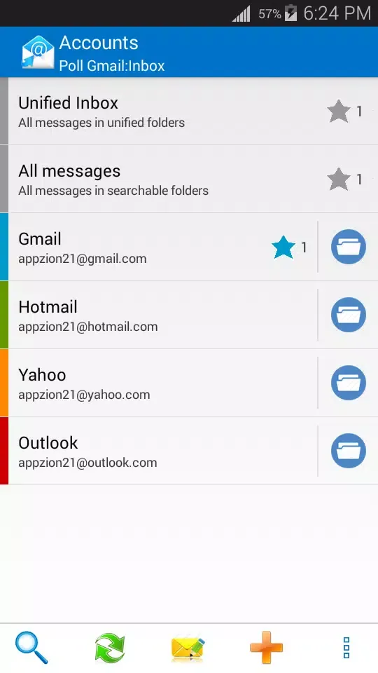 Outlook App Screenshots