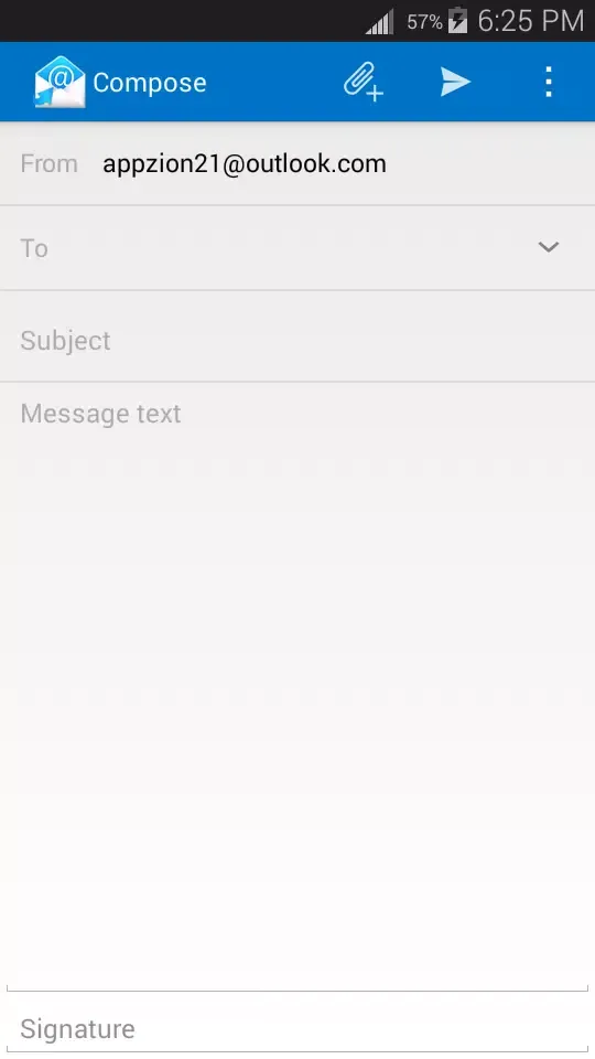 Outlook App Screenshots