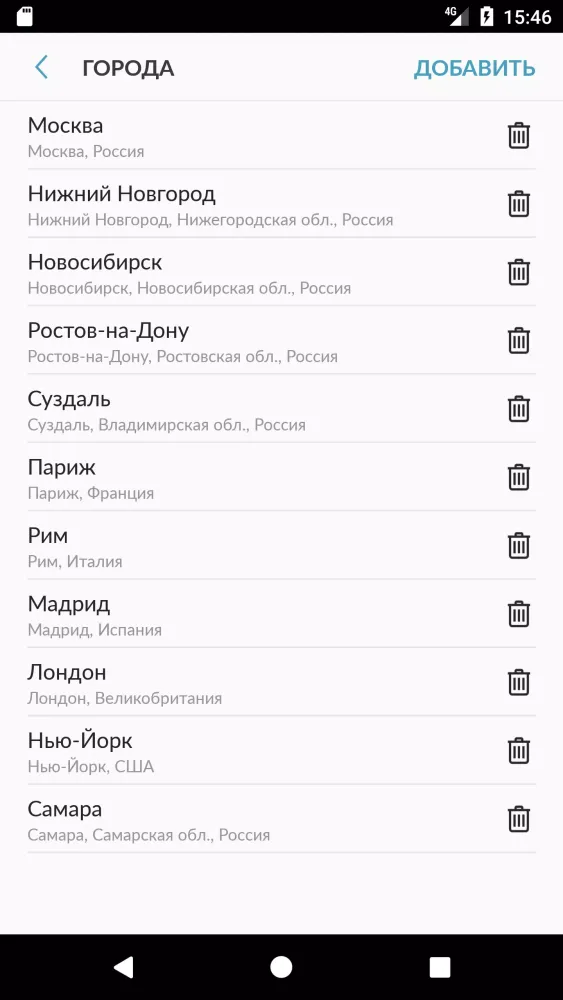 Russia Weather Screenshots