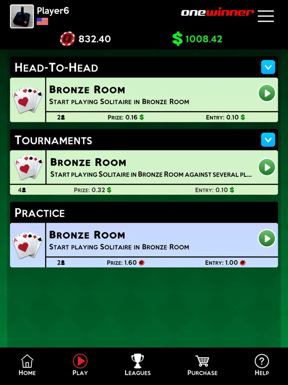 Solitaire: Win real prizes iPad  স্ক্রিনশট