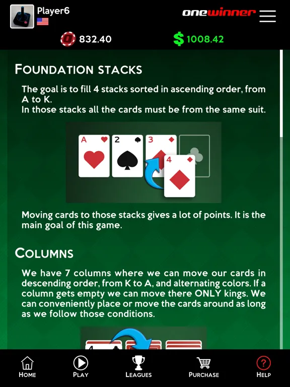Solitaire: Win real prizes iPad  স্ক্রিনশট