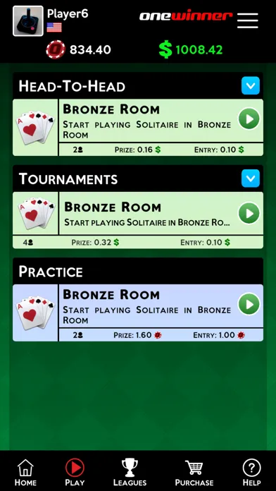 Solitaire: Win real prizes স্ক্রিনশট