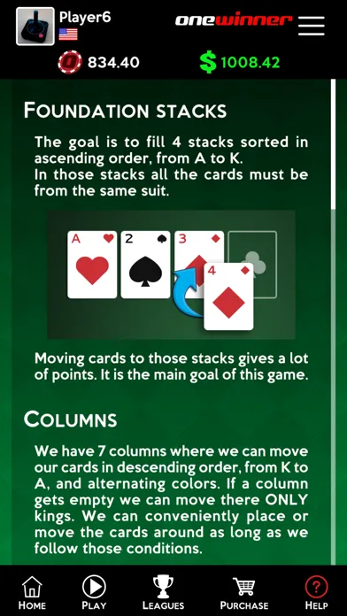 Solitaire: Win real prizes স্ক্রিনশট