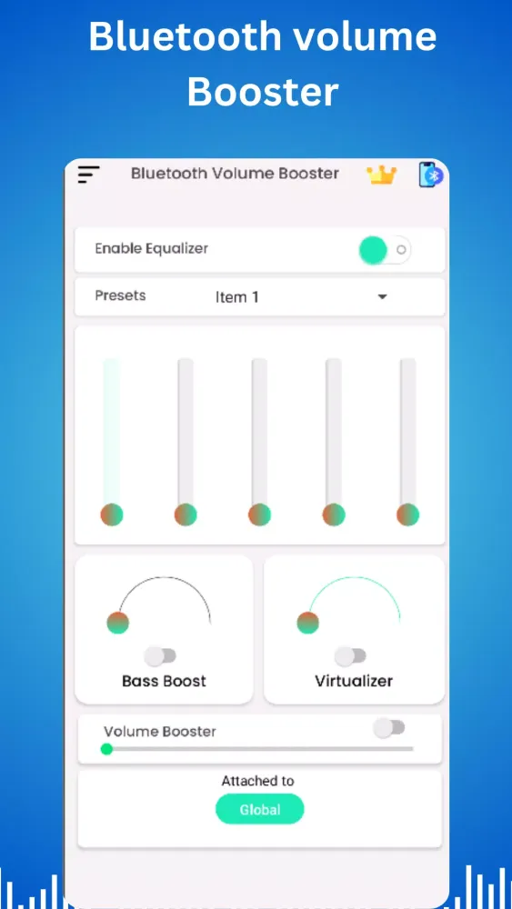Capturas de tela do Bluetooth Volume Booster