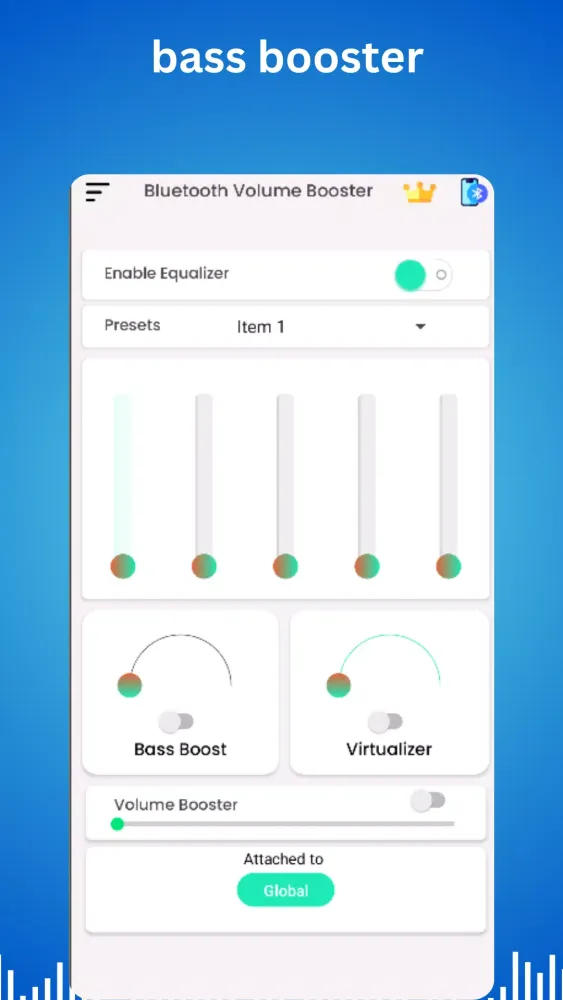 Capturas de tela do Bluetooth Volume Booster