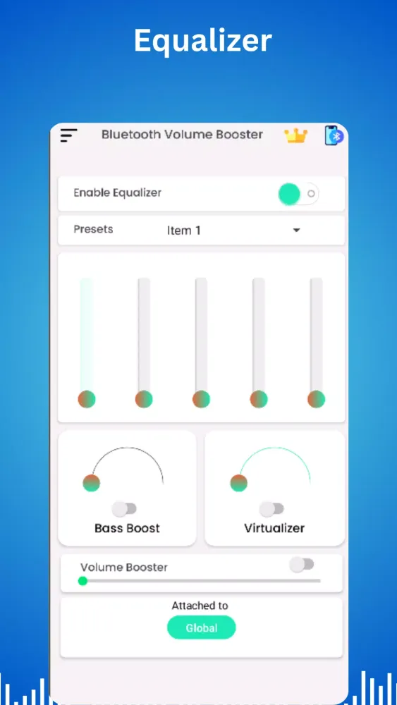 Capturas de tela do Bluetooth Volume Booster