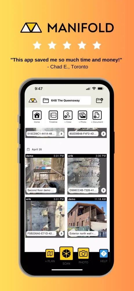Ảnh chụp màn hình của Manifold: Field Team App