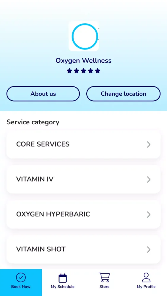 Oxygen Wellness Ekran Görüntüleri