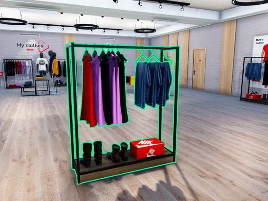 Tangkapan layar Clothing Outlet Simulator iPad 