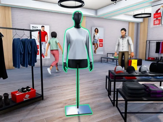 Tangkapan layar Clothing Outlet Simulator iPad 