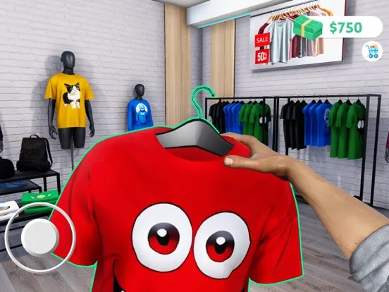 Tangkapan layar Clothing Outlet Simulator iPad 