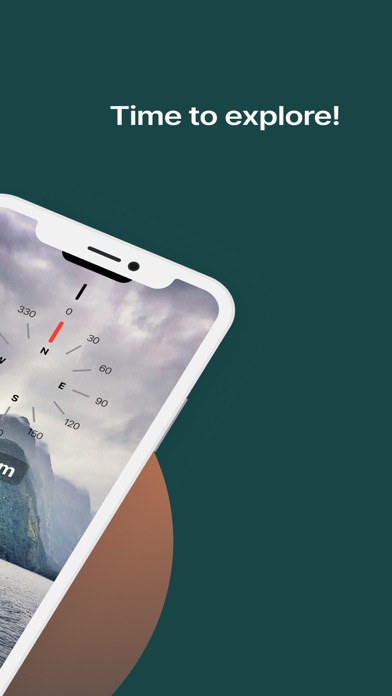 ภาพหน้าจอของ Altitude Meter & Coordinates