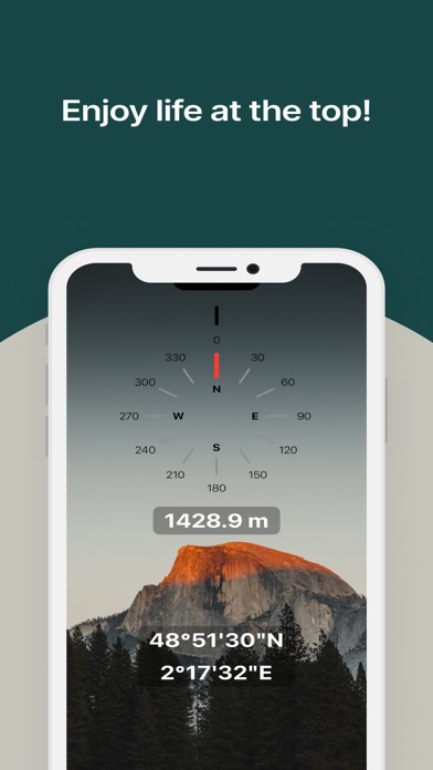 ภาพหน้าจอของ Altitude Meter & Coordinates