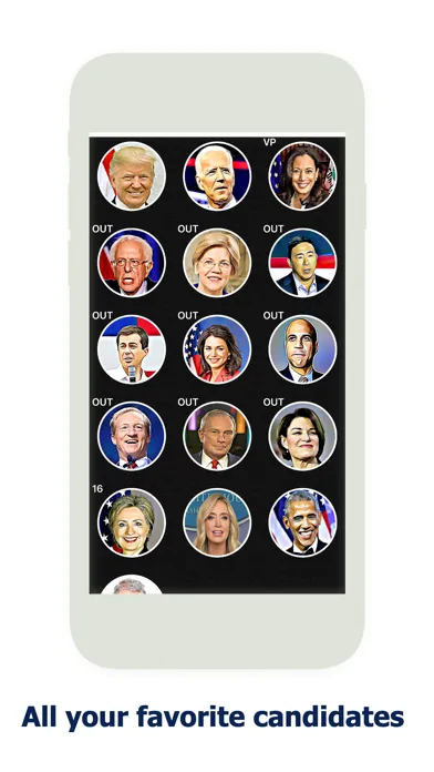 Capturas de tela do 2020 Election Soundboard
