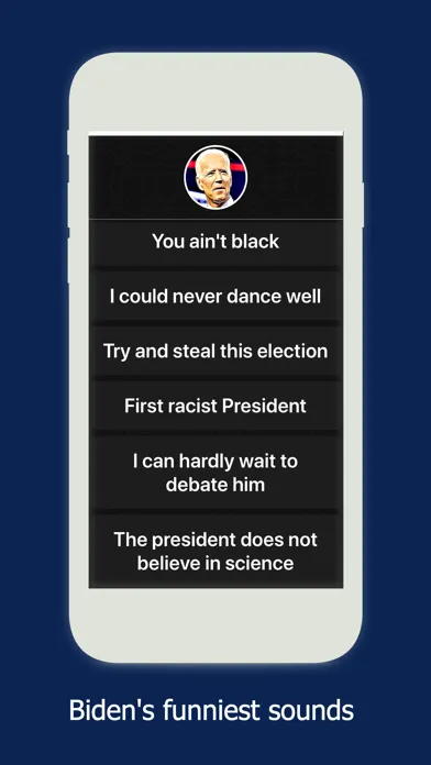 Capturas de tela do 2020 Election Soundboard