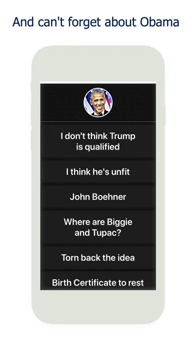 Capturas de tela do 2020 Election Soundboard