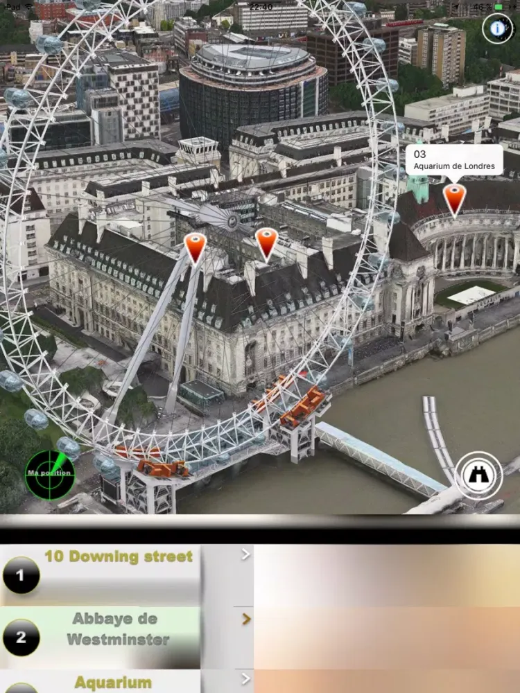 Скриншоты Londres 1ère fois iPad 