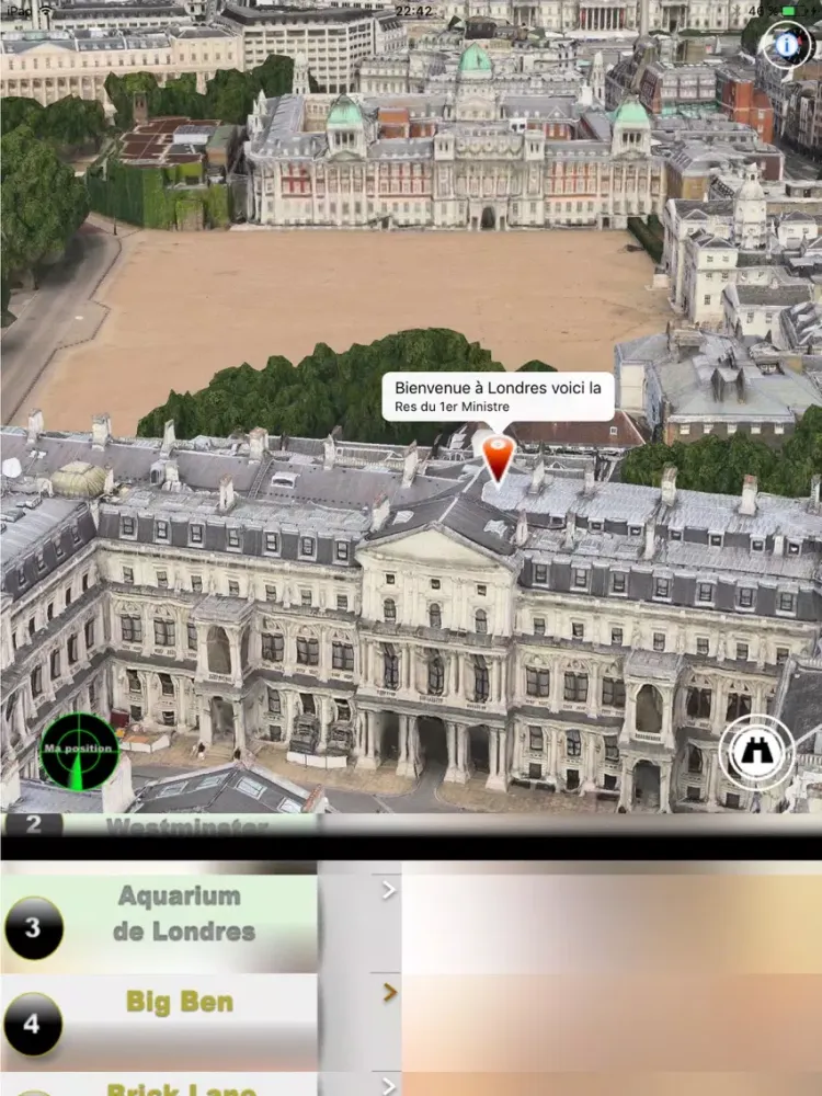 Скриншоты Londres 1ère fois iPad 