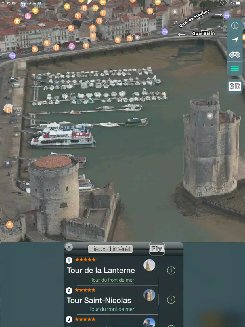 Ảnh chụp màn hình của LA ROCHELLE 3D iPad 