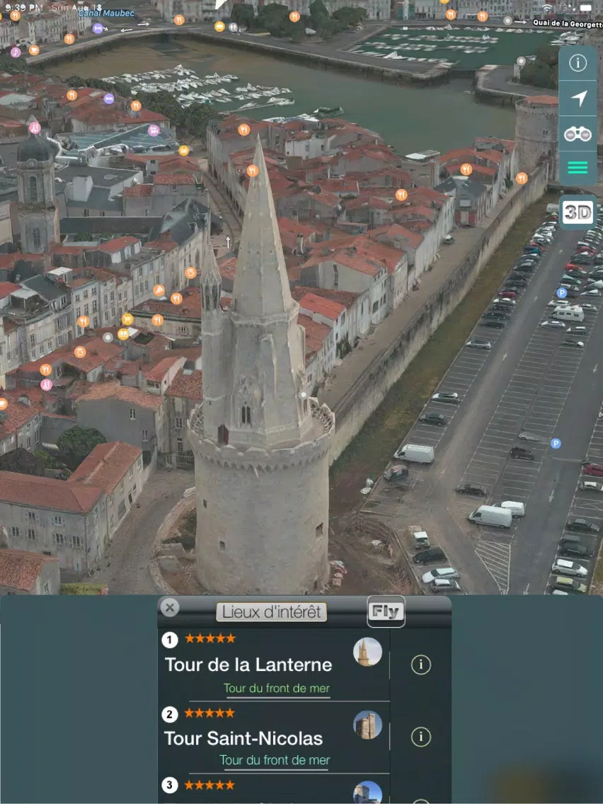 Ảnh chụp màn hình của LA ROCHELLE 3D iPad 