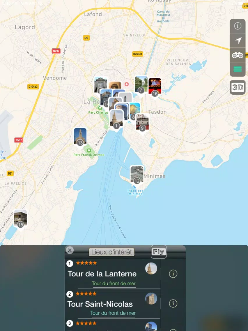 Ảnh chụp màn hình của LA ROCHELLE 3D iPad 