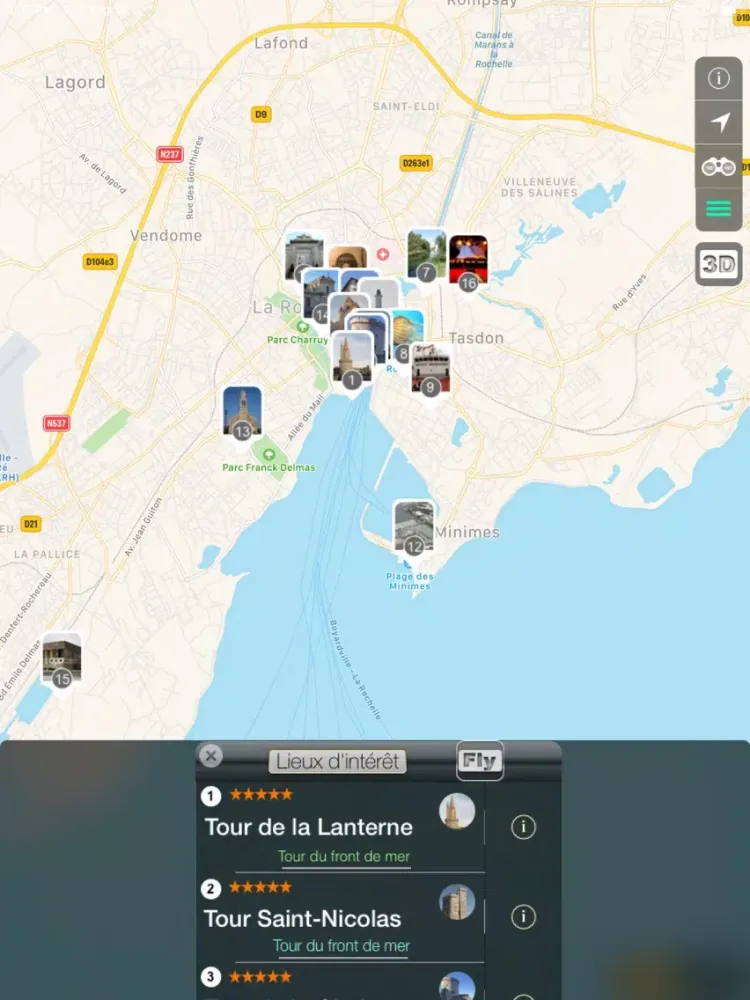 LA ROCHELLE 3D iPad  スクリーンショット