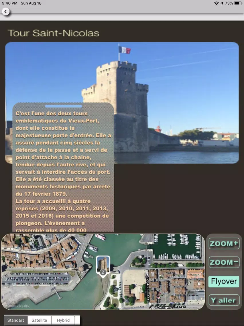 Ảnh chụp màn hình của LA ROCHELLE 3D iPad 
