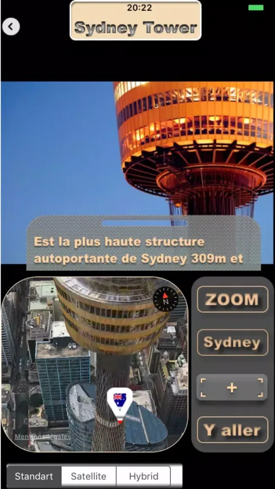 Captures d'écran de SYDNEY 3D