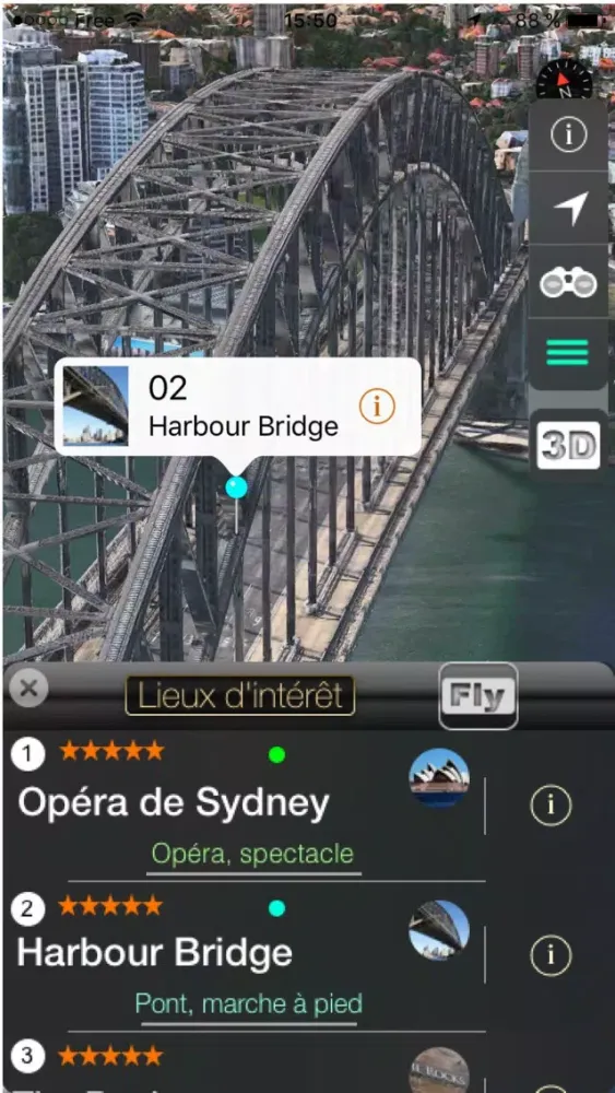 Captures d'écran de SYDNEY 3D