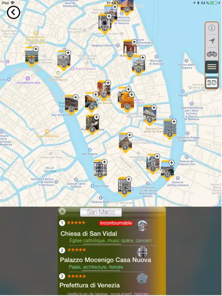 VENISE 3D iPad  स्क्रीनशॉट
