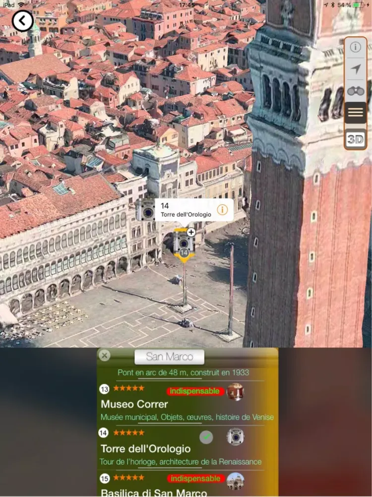 VENISE 3D iPad  स्क्रीनशॉट