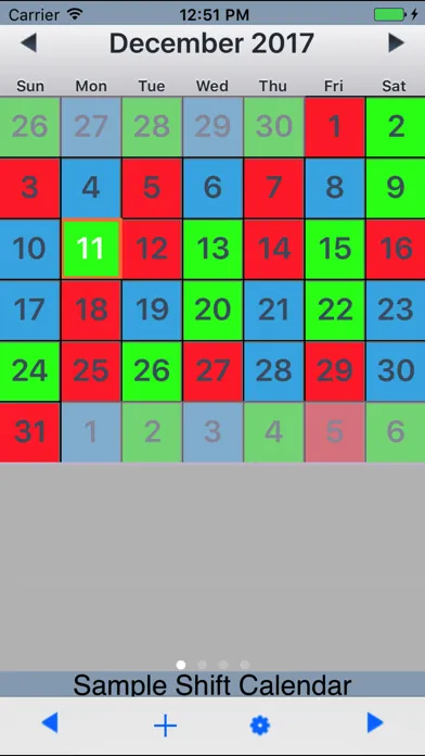 Emergency Calendar (eCal) Screenshots